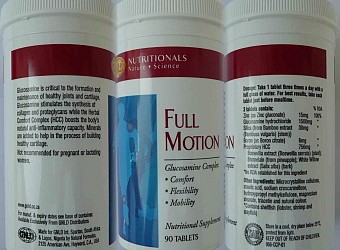 GNLD's Full Motion Glucosamine Complex eliminates the pain caused by the inflammation in your joints, repairs cartilage, and allows you to get mobile again.